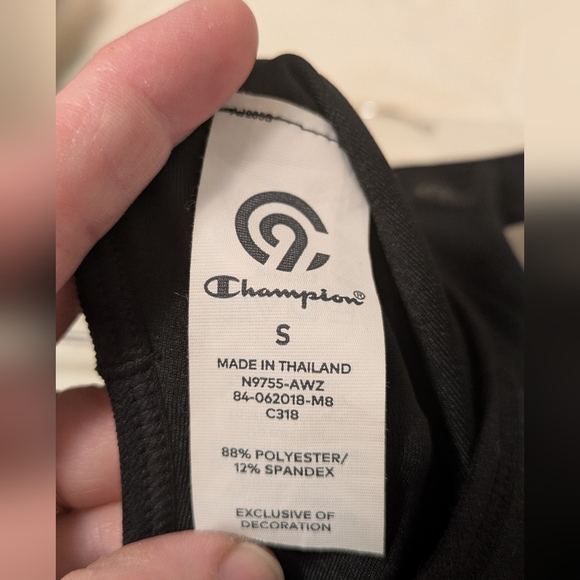 Champion Black Sports Bra - Picture 3 of 4